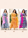 Parra Sangam Anarkali Soft Organza Printed Readymade Suits Catalog
